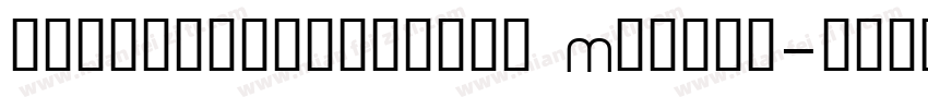 dingdingyuanwuti Medium字体转换